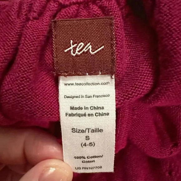 Tea Collection | Bubble Sleeve Pointelle Sweater (4-5 yrs) - Picture 5 of 5